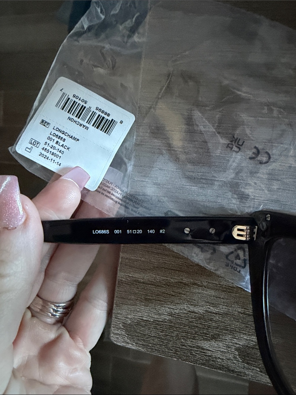 AUTHENTIC Longchamp Full Inclusion Sunglasses - Picture 8 of 9